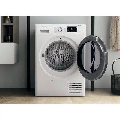 Сушильна машина Whirlpool тепловий насос, 9кг, A++, 65см, дисплей, люк чорний, білий (FFTM229X2BUA) Сушильна машина Whirlpool тепловий насос, 9кг, A++, 65см, дисплей, люк чорний, білий (FFTM229X2BUA)