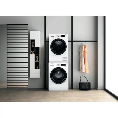 Сушильна машина Whirlpool тепловий насос, 9кг, A++, 65см, дисплей, люк чорний, білий (FFTM229X2BUA) Сушильна машина Whirlpool тепловий насос, 9кг, A++, 65см, дисплей, люк чорний, білий (FFTM229X2BUA)