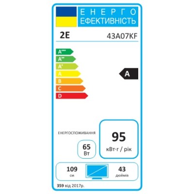 Телевізор 43" 2E LED FHD 60Hz Smart Google TV Black (2E-43A07KF) Телевізор 43" 2E LED FHD 60Hz Smart Google TV Black (2E-43A07KF)