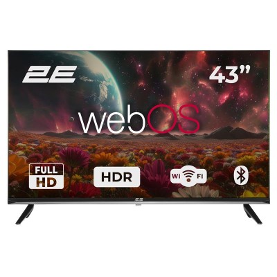 Телевізор 43" 2E LED FHD 60Hz Smart WebOS Black (2E-43A07KFW) Телевізор 43" 2E LED FHD 60Hz Smart WebOS Black (2E-43A07KFW)