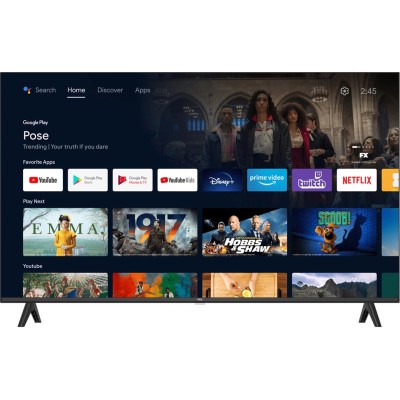 Телевізор 43" TCL LED FHD 60Hz Smart Android TV Black (43L5A) Телевізор 43" TCL LED FHD 60Hz Smart Android TV Black (43L5A)