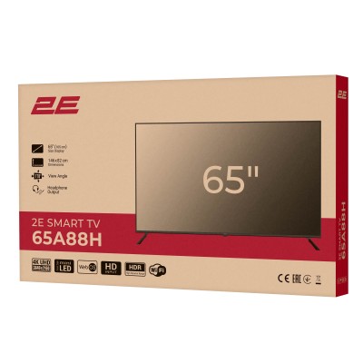 Телевізор 65" 2E MiniLED 4K 60Hz Smart WebOS Black (2E-65A88H) Телевізор 65" 2E MiniLED 4K 60Hz Smart WebOS Black (2E-65A88H)
