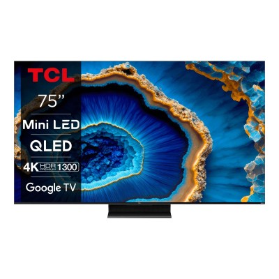 Телевізор 75" TCL MiniLED 4K 144Hz Smart Google TV Titan ONKYO sound (75MQLED80) Телевізор 75" TCL MiniLED 4K 144Hz Smart Google TV Titan ONKYO sound (75MQLED80)