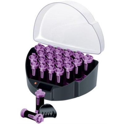 Термо бігуді Remington Fast Curls, 420Вт, D-19,21,26mm, іонізація, кондиціонування , тефлон, фіолетово-чорний (KF40E) Термо бігуді Remington Fast Curls, 420Вт, D-19,21,26mm, іонізація, кондиціонування , тефлон, фіолетово-чорний (KF40E)