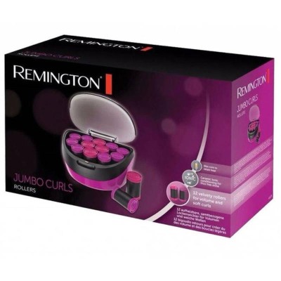 Термо бігуді Remington Jumbo Curls, 600Вт, D-36,41mm, 12шт, іонізація, кондиціонування, рожевий (H5670)