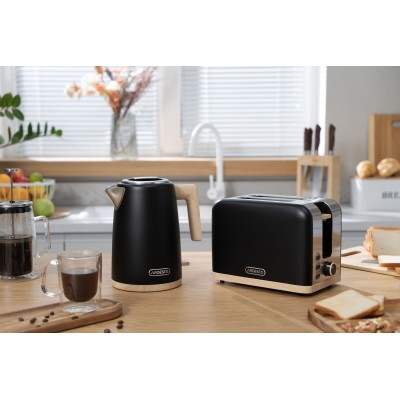 Тостер Ardesto T-F420BWD, 800Вт, метал, 2 слоти, чорний Тостер Ardesto T-F420BWD, 800Вт, метал, 2 слоти, чорний