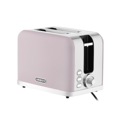 Тостер Ardesto T-F500L, 800Вт, метал, 2 слоти, ліловий+сріблястий Тостер Ardesto T-F500L, 800Вт, метал, 2 слоти, ліловий+сріблястий