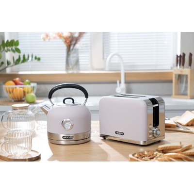 Тостер Ardesto T-F500L, 800Вт, метал, 2 слоти, ліловий+сріблястий Тостер Ardesto T-F500L, 800Вт, метал, 2 слоти, ліловий+сріблястий