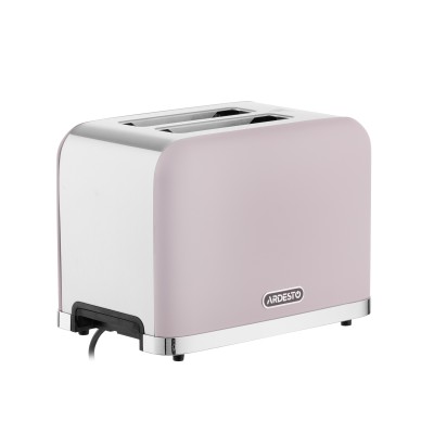 Тостер Ardesto T-F500L, 800Вт, метал, 2 слоти, ліловий+сріблястий Тостер Ardesto T-F500L, 800Вт, метал, 2 слоти, ліловий+сріблястий