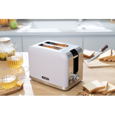 Тостер Ardesto T-F500L, 800Вт, метал, 2 слоти, ліловий+сріблястий Тостер Ardesto T-F500L, 800Вт, метал, 2 слоти, ліловий+сріблястий
