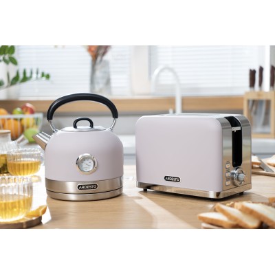 Тостер Ardesto T-F500L, 800Вт, метал, 2 слоти, ліловий+сріблястий Тостер Ardesto T-F500L, 800Вт, метал, 2 слоти, ліловий+сріблястий