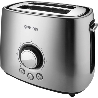 Тостер Gorenje 1000Вт, метал (T1000E) Тостер Gorenje 1000Вт, метал (T1000E)