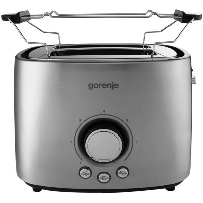 Тостер Gorenje 1000Вт, метал (T1000E) Тостер Gorenje 1000Вт, метал (T1000E)