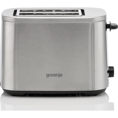 Тостер Gorenje 800Вт, підігрів, розморожування, пластик, сріблястий (T800DS) Тостер Gorenje 800Вт, підігрів, розморожування, пластик, сріблястий (T800DS)