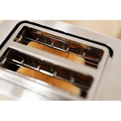 Тостер Gorenje 800Вт, підігрів, розморожування, пластик, сріблястий (T800DS) Тостер Gorenje 800Вт, підігрів, розморожування, пластик, сріблястий (T800DS)