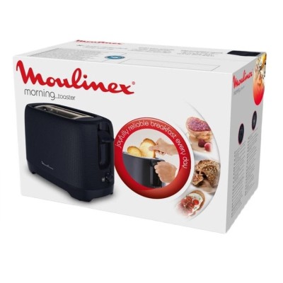 Тостер Moulinex Morning 850Вт, розморожування, пластик, темно-синій (LT2M0810)