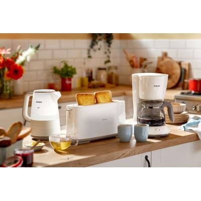 Тостер Philips Daily Collection 1000Вт, 1 відділення, пластик, білий (HD2590/00) Тостер Philips Daily Collection 1000Вт, 1 відділення, пластик, білий (HD2590/00)