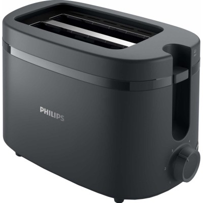 Тостер Philips Essentials Collection 650Вт, пластик, темно-сірий (HD2510/90) Тостер Philips Essentials Collection 650Вт, пластик, темно-сірий (HD2510/90)