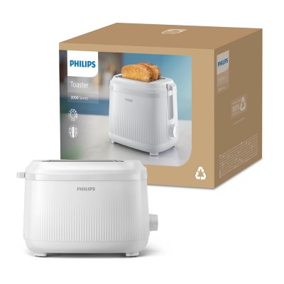 Тостер Philips Series 3000 900Вт, пластик, підігрів,разморозка, білий (HD2511/00) Тостер Philips Series 3000 900Вт, пластик, підігрів,разморозка, білий (HD2511/00)