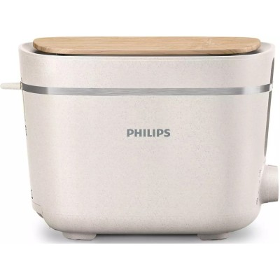 Тостер Philips Series Eco Conscious Edition 830Вт, кришка від пилу, пластик, білий (HD2640/10) Тостер Philips Series Eco Conscious Edition 830Вт, кришка від пилу, пластик, білий (HD2640/10)