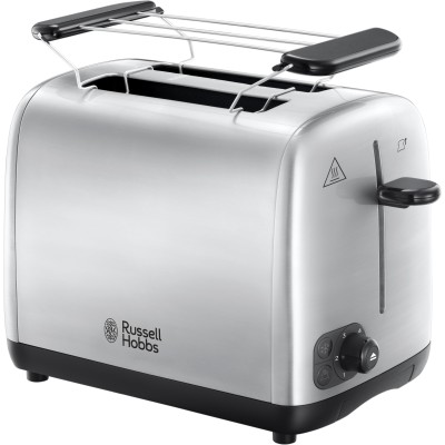 Тостер Russell Hobbs Adventure, 850Вт, метал, сріблястий (24080-56) Тостер Russell Hobbs Adventure, 850Вт, метал, сріблястий (24080-56)