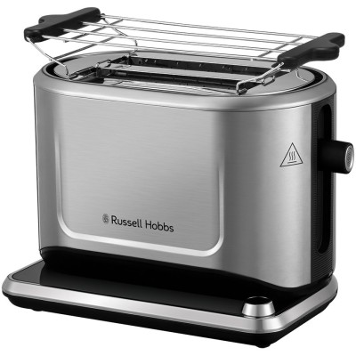 Тостер Russell Hobbs Attentiv 2 Slice 1500Вт, підігрів, розморожування, метал (26210-56) Тостер Russell Hobbs Attentiv 2 Slice 1500Вт, підігрів, розморожування, метал (26210-56)
