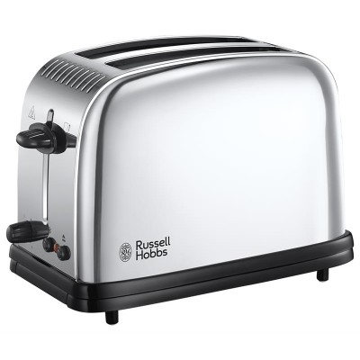 Тостер Russell Hobbs Chester 1600Вт, піддон для крихт, підігрів, метал (23311-56) Тостер Russell Hobbs Chester 1600Вт, піддон для крихт, підігрів, метал (23311-56)