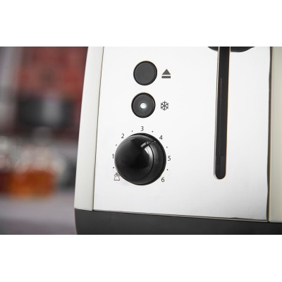Тостер Russell Hobbs Colours Plus 1600Вт, підігрів, розморожування, метал., бежевий (26551-56) Тостер Russell Hobbs Colours Plus 1600Вт, підігрів, розморожування, метал., бежевий (26551-56)