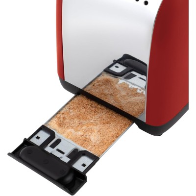 Тостер Russell Hobbs Colours Plus 1600Вт, підігрів, розморожування, метал., червоний (26554-56) Тостер Russell Hobbs Colours Plus 1600Вт, підігрів, розморожування, метал., червоний (26554-56)