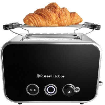 Тостер Russell Hobbs Distinctions 2-Slice 1670Вт, підігрів, розморожування, пластик, чорний (26430-56) Тостер Russell Hobbs Distinctions 2-Slice 1670Вт, підігрів, розморожування, пластик, чорний (26430-56)