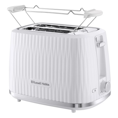 Тостер Russell Hobbs Eden 800Вт, пластик, підігрів,разморозка, білий (27370-56) Тостер Russell Hobbs Eden 800Вт, пластик, підігрів,разморозка, білий (27370-56)