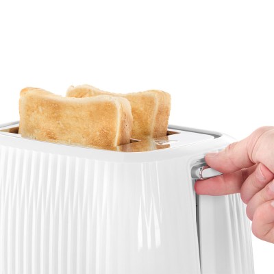 Тостер Russell Hobbs Eden 800Вт, пластик, підігрів,разморозка, білий (27370-56) Тостер Russell Hobbs Eden 800Вт, пластик, підігрів,разморозка, білий (27370-56)