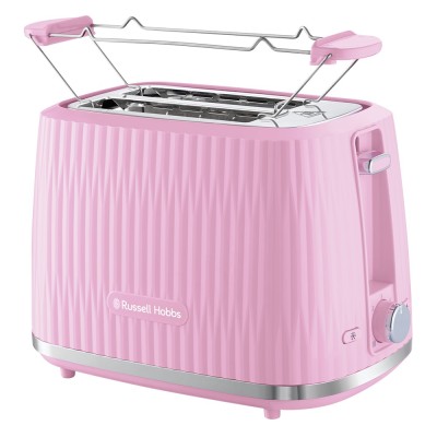 Тостер Russell Hobbs Eden 800Вт, пластик, підігрів,разморозка, малиновий (27372-56) Тостер Russell Hobbs Eden 800Вт, пластик, підігрів,разморозка, малиновий (27372-56)