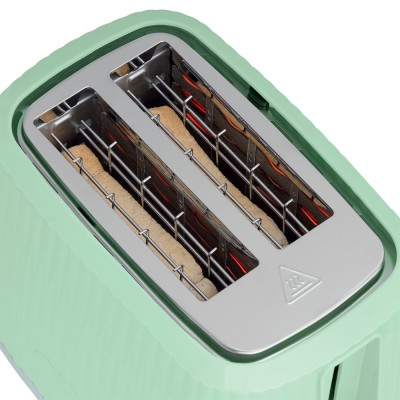 Тостер Russell Hobbs Eden 800Вт, пластик, підігрів,разморозка, фісташковий (27374-56) Тостер Russell Hobbs Eden 800Вт, пластик, підігрів,разморозка, фісташковий (27374-56)