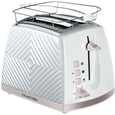 Тостер Russell Hobbs GrooWe 2 Slice 850Вт, підігрів, розморож., пластик, білий (26391-56) Тостер Russell Hobbs GrooWe 2 Slice 850Вт, підігрів, розморож., пластик, білий (26391-56)