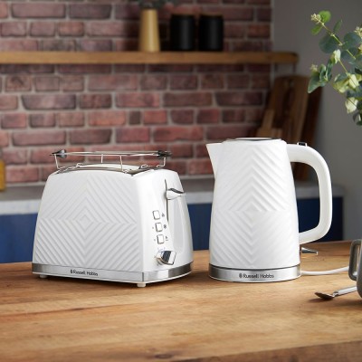 Тостер Russell Hobbs GrooWe 2 Slice 850Вт, підігрів, розморож., пластик, білий (26391-56) Тостер Russell Hobbs GrooWe 2 Slice 850Вт, підігрів, розморож., пластик, білий (26391-56)