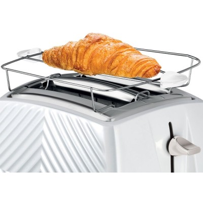 Тостер Russell Hobbs GrooWe 2 Slice 850Вт, підігрів, розморож., пластик, білий (26391-56) Тостер Russell Hobbs GrooWe 2 Slice 850Вт, підігрів, розморож., пластик, білий (26391-56)