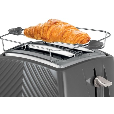 Тостер Russell Hobbs GrooWe 2 Slice 850Вт, підігрів, розморожування, пластик, сірий (26392-56) Тостер Russell Hobbs GrooWe 2 Slice 850Вт, підігрів, розморожування, пластик, сірий (26392-56)