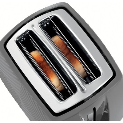 Тостер Russell Hobbs GrooWe 2 Slice 850Вт, підігрів, розморожування, пластик, сірий (26392-56) Тостер Russell Hobbs GrooWe 2 Slice 850Вт, підігрів, розморожування, пластик, сірий (26392-56)
