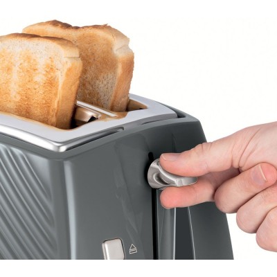 Тостер Russell Hobbs GrooWe 2 Slice 850Вт, підігрів, розморожування, пластик, сірий (26392-56) Тостер Russell Hobbs GrooWe 2 Slice 850Вт, підігрів, розморожування, пластик, сірий (26392-56)