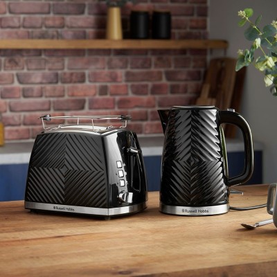 Тостер Russell Hobbs GrooWe 2 Slice 850Вт, підігрів, розморожування, пластик, чорний (26390-56) Тостер Russell Hobbs GrooWe 2 Slice 850Вт, підігрів, розморожування, пластик, чорний (26390-56)