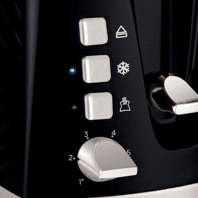 Тостер Russell Hobbs GrooWe 2 Slice 850Вт, підігрів, розморожування, пластик, чорний (26390-56) Тостер Russell Hobbs GrooWe 2 Slice 850Вт, підігрів, розморожування, пластик, чорний (26390-56)