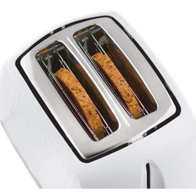 Тостер Russell Hobbs Honeycomb 850Вт, широкі слоти, пластик, білий (26060-56) Тостер Russell Hobbs Honeycomb 850Вт, широкі слоти, пластик, білий (26060-56)
