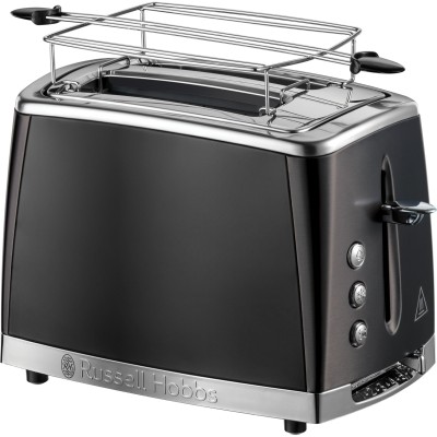 Тостер Russell Hobbs Matte Black 2 Slice, 1550Вт, нержавіюча сталь, підігрів, розморожування, чорний (26150-56) Тостер Russell Hobbs Matte Black 2 Slice, 1550Вт, нержавіюча сталь, підігрів, розморожування, чорний (26150-56)
