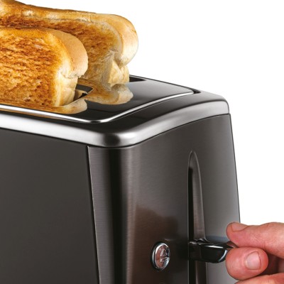 Тостер Russell Hobbs Matte Black 2 Slice, 1550Вт, нержавіюча сталь, підігрів, розморожування, чорний (26150-56) Тостер Russell Hobbs Matte Black 2 Slice, 1550Вт, нержавіюча сталь, підігрів, розморожування, чорний (26150-56)