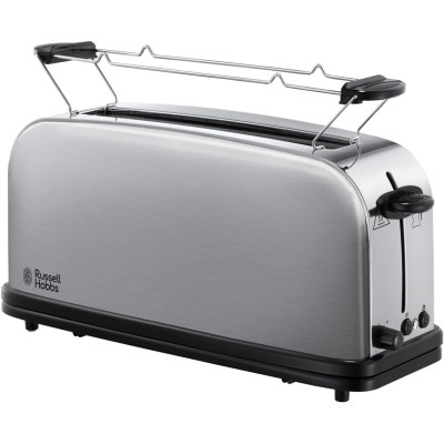 Тостер Russell Hobbs Oxford 1000Вт, довгі слоти, метал, сріблястий (21396-56) Тостер Russell Hobbs Oxford 1000Вт, довгі слоти, метал, сріблястий (21396-56)