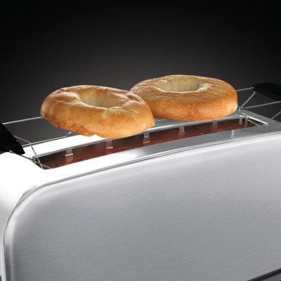 Тостер Russell Hobbs Oxford 1000Вт, довгі слоти, метал, сріблястий (21396-56) Тостер Russell Hobbs Oxford 1000Вт, довгі слоти, метал, сріблястий (21396-56)