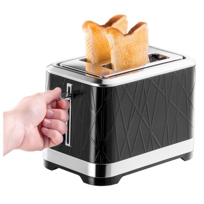 Тостер Russell Hobbs Structure, 1050Вт, пластик, чорний (28091-56) Тостер Russell Hobbs Structure, 1050Вт, пластик, чорний (28091-56)