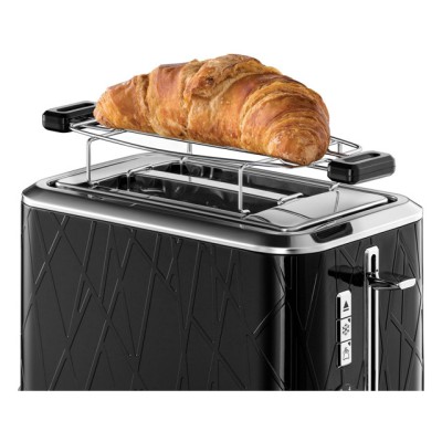Тостер Russell Hobbs Structure, 1050Вт, пластик, чорний (28091-56) Тостер Russell Hobbs Structure, 1050Вт, пластик, чорний (28091-56)