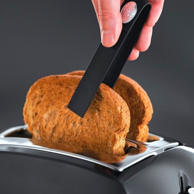 Тостер Russell Hobbs Textures 850Вт, пластик, чорний (22601-56) Тостер Russell Hobbs Textures 850Вт, пластик, чорний (22601-56)